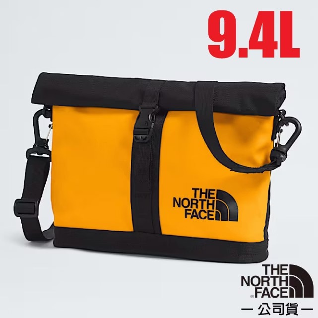 【The North Face】BASE CAMP SHOULDER防水耐磨單肩側背包9.4L/8BK6-ZU3 山峰黃✿30E010